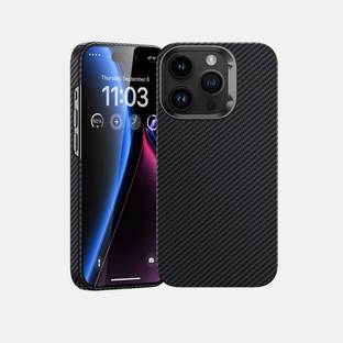 Caseex Back Cover for Apple iPhone 14 Pro Max, Caseex Ultra Slim Carbon Fiber Case With Mag-safe for 14 Pro Max