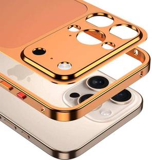 akpremiumhub Back Cover for iPhone 13 Pro Max Metal Magnetic | Shockproof Frame with Camera Lens Protect