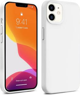 Coverskart Liquid Silicone Back Cover for Apple iPhone 12