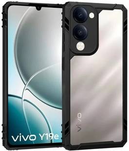 AIBEX Back Cover for Vivo T4 Lite 5G / iQOO Z10 Lite 5G / Vivo Y19 5G / Vivo Y19e|Transparent Case