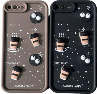 DARKFIT Back Cover for Apple iPhone 7 Plus, 3D Coffee Design Case