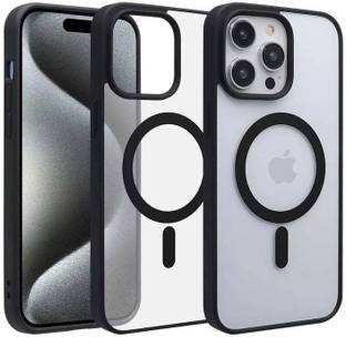 MOBIDEER Back Cover for Apple iPhone 15 Pro Max, Compatible with MagSafe | Not Yellowing & Scratch-Resistant