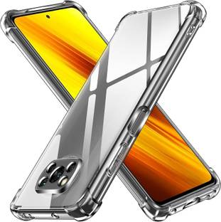 CLOVYR Back Cover for Poco X3 / Poco X3 Pro Bumper Silicon Transparent Case