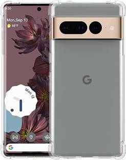 COVERLINE Back Cover for Google Pixel 7 Pro Crystal Clear Silicone Transparent Bumper Case