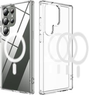 CASE CREATION Back Cover for Samsung S23, Transparent Cover Support Magsafe Charger for-Samsung S23