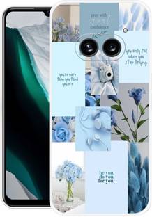 इकत आर्ट Nothing Phone 2a 5G, A142 For Her, Girls, skyblue Back Cover के लिए