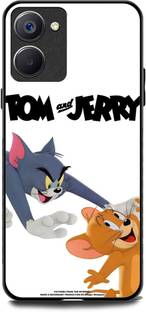 Thecoverking Back Cover for Realme C33 (TOM, JERRY, CAT, RABBIT, CARTOON, DISNEY)