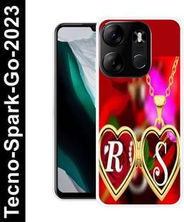 SARTOOLIYA Back Cover for Tecno Spark Go 2023, RS NAME, RS LOVE, RS ALPHABET, RS LETTER NAME