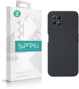 Sprig Liquid Silicone Back Cover for Sprig Liquid Silicone Back Cover for realme 8I, realme 8i (Black, Hard Case, Pack of: 1)