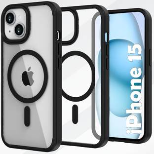 VAPRIF Back Cover for Apple iPhone 15, Compatible with MagSafe | Not Yellowing & Scratch-Resistant