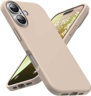 VONZEE Back Cover for iPhone 16 Case 6.1 inches, Liquid Silicone 3 Layers Soft Gel Rubber Microfiber Lining Case