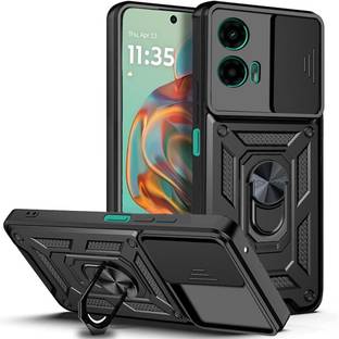 AIBEX Back Cover for Motorola G34 5G / Motorola G45 5G| D10 Tough Armor | Sliding Camera Shield | Ring Holder