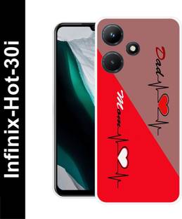 SARTOOLIYA Back Cover for Infinix Hot 30i MOM LOVE, QUEEN, MOM DAD LOVE, MOM LIFE DAD