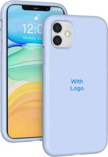 FIXTOTEL Back Cover for Apple iPhone 11, iPhone 11, Slim Soft Liquid Gel Silicone Case With Logo, Inside Cloth, Winter