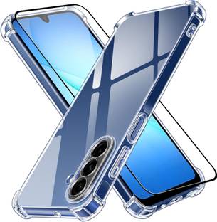 ShieldTech Back Cover for Samsung Galaxy A17 5G Tempered Glass Screen Protector + Mobile Transparent Back Cover Case