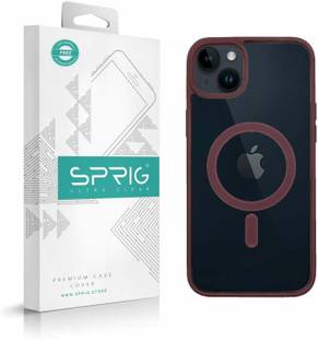 Sprig Transparent Magnetic Back Cover for Apple iPhone 13