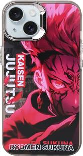 MS-Shield Back Cover for Apple iPhone 15, Jujutsu kaisen Anime Ryomen Sukuna, Embossed High Quality Back Case