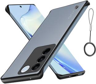VAPRIF Back Cover for Vivo V27 5G, Vivo V27 Pro 5G, Shock Proof Ultra Slim Frameless, Back Cover