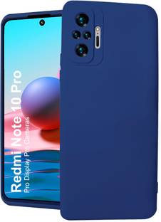 Coverskart Liquid Silicone Back Cover for Redmi Note 10 Pro, Silky-Soft Touch Full Body Protection Shockproof Case