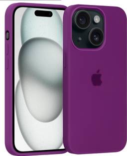 Qcase Back Cover for Apple iPhone 15 Liquid Silicone