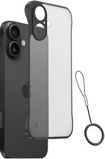 MOBIDEER Back Cover for iPhone 16, Shock Proof Ultra Slim Frameless