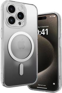 eller santé Back Cover for iPhone 15 Pro, Maven Magpro Camera Screen Protector Compatible With MagSafe