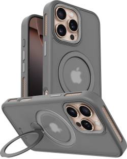 eller santé Back Cover for Apple iPhone 16 Pro Max, Maximus Kickmag With Magnetic Ring Kickstand MagSafe Compatible