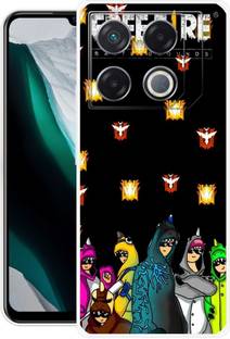 iprinto Back Cover for Infinix GT 20 Pro, X6871 Free Fire Printed Back Cover