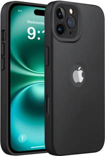 likgus Back Cover for Apple iPhone 16 Pro Max, Liquid Silicone Logo View Shock Proof Microfiber Case