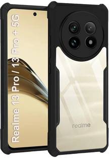 ShieldTech Back Cover for Realme 13 Pro Plus 5G Black Mobile Back Cover Case For Realme 13 Pro Plus 5G