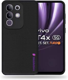 Mobilebies Back Cover for Vivo T4X Super Frosted Shield Case With Salient Dots