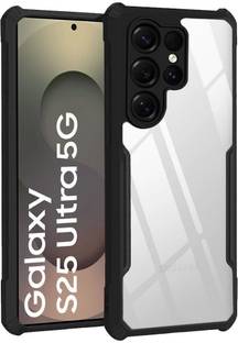 ShieldTech Back Cover for Samsung Galaxy S25 Ultra 5G, Black Mobile Back Cover Case For Samsung Galaxy S25 Ultra 5G