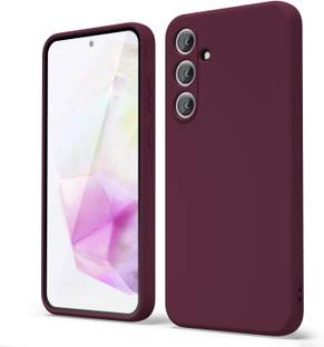 Vshop Back Cover for Liquid Silicone Back Cover Case for Samsung Galaxy A35 5G
