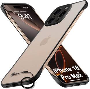 MOBIDEER Back Cover for iPhone 16 Pro Max, Shock Proof Ultra Slim Frameless