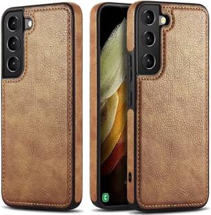 rahul Back Cover for Samsung Galaxy A54 5G, Leather Logo View Classic Luxury Elegant Thin