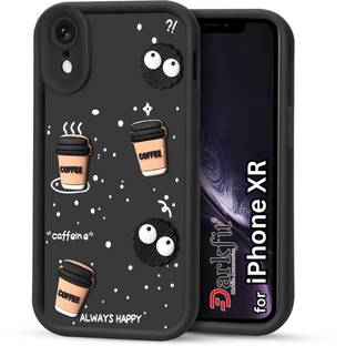 DARKFIT Back Cover for Apple iPhone XR, 3D Coffee Design Case
