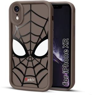 DARKFIT Back Cover for Apple iPhone XR, Spidey Face Mask Case