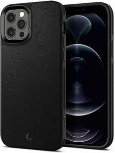 CYRILL by Spigen Leather Brick Back Cover for Apple iPhone 12 Pro, Apple iPhone 12