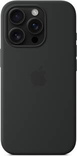 Snapcase Back Cover for iPhone 16 pro (Back Cover) OG Silicon black Cover