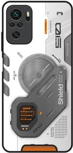 QRIOH Glass Back Cover for Redmi Note 10S