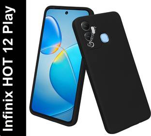 Coverskart Liquid Silicone Back Cover for Infinix HOT 12 Play, Silky-Soft Touch Full Body Protection Shockproof Case