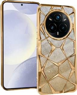 casohitech Back Cover for Realme 14 Pro Plus, Realme 14 Pro, 14 Pro+, Narzo 80 Pro, Geometric 3D Cube, Diamond Bling Shiny