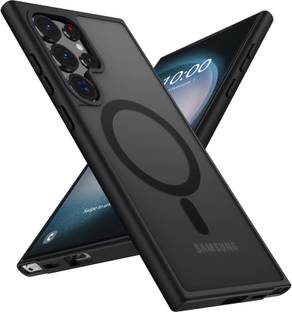 TYSSCHO Back Cover for Galaxy S24 Ultra MagneticFull Camera Protection Slim Wireless Anti-Scratch Matte Case