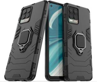 MOBILOVE Back Cover for Realme 8 4G / Realme 8 Pro | Defender Kickstand 360 Degree Case