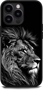 INDICRAFT Back Cover for APPLE iPhone 13 Pro Max (LION, THE KING OF JUNGAL, LION FACE )