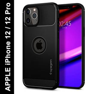Spigen Rugged Armor Back Cover for Apple iPhone 12 Pro, Apple iPhone 12