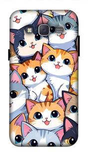 NDCOM Back Cover for Samsung Galaxy J5 2015 Cat Printed Hard Case