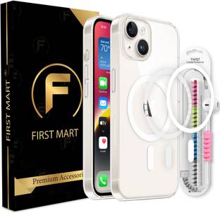 FIRST MART Back Cover for iPhone 14 Plus, Apple 14 Plus, iPhone 15 Plus, Magsafe Case with Cable Protector
