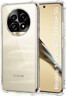 ShieldTech Back Cover for Realme 13 Pro Plus 5G, With 360 Degree Protection Crystal Clear Soft TPU + PC Case