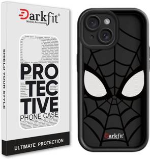 DARKFIT Back Cover for Apple iPhone 14, Spidey Face Mask Case